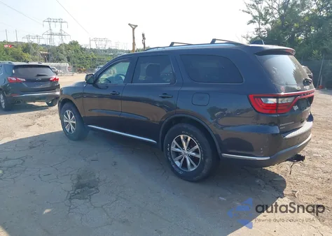 2016 Dodge Durango Limited from USA, damaged, VIN 1C4RDJDG3GC424659